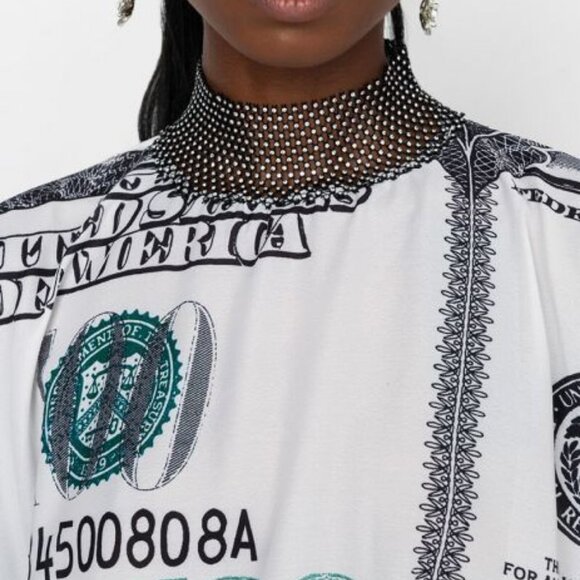 LOVE THE MONEY HALTER TOP MINI DRESS - Picture 2 of 6